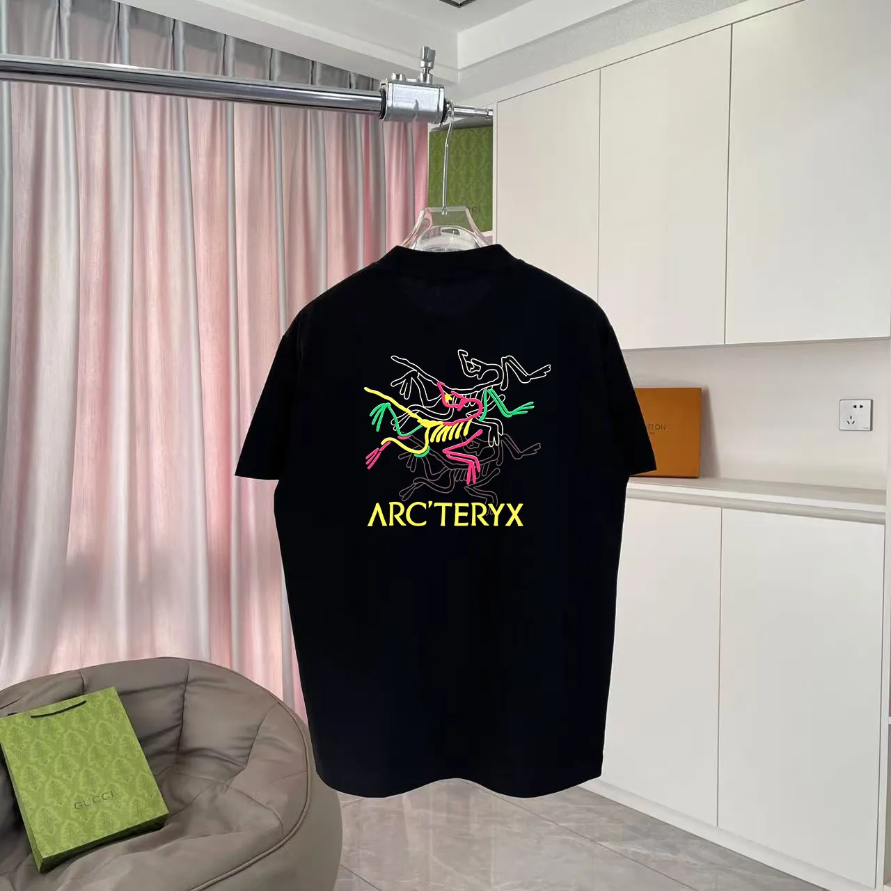 ARC'TERYX *2026 New Arrival logo t g Same Style Size：S M L XL XXL ：Black White Green Purple